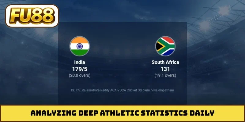 Analyzing deep athletic statistics daily
