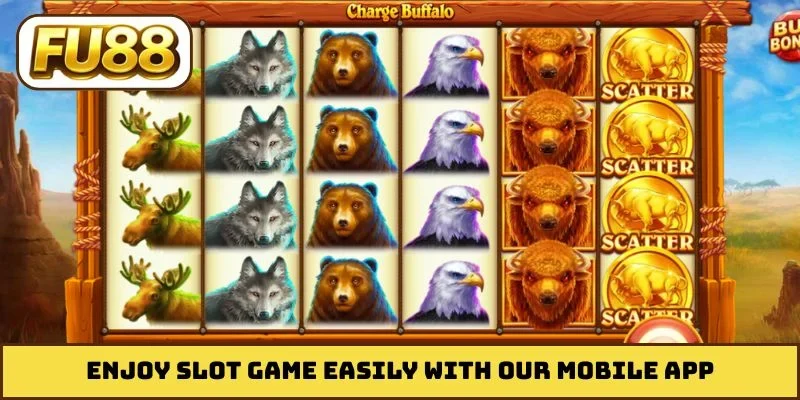 Enjoy slot game easily with our mobile app