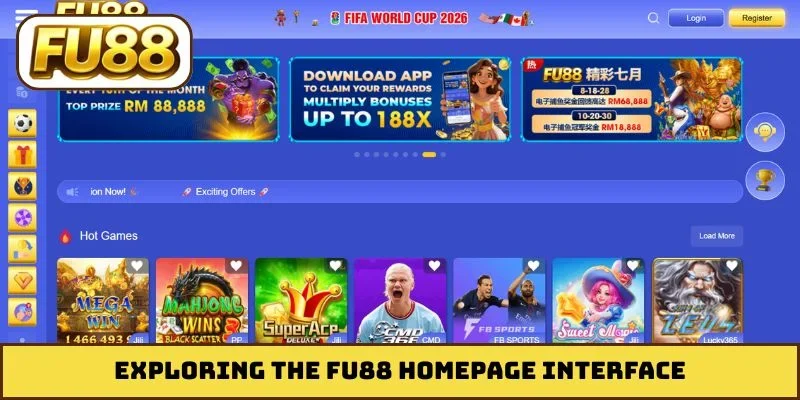 Exploring the FU88 homepage interface