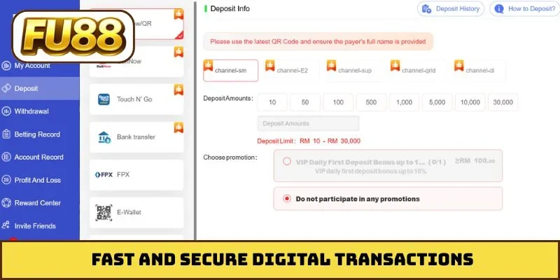 Fast and secure digital transactions