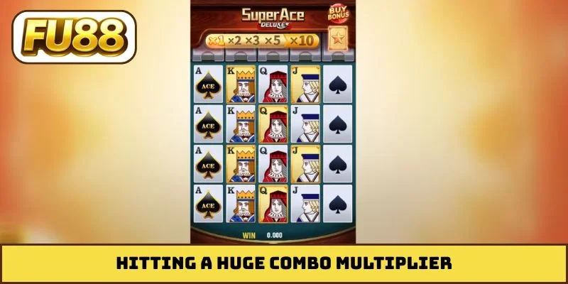 Hitting a huge combo multiplier