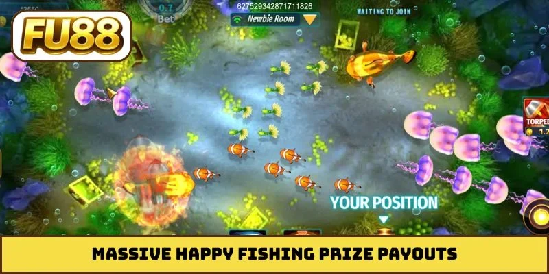 Massive Happy Fishing prize payouts
