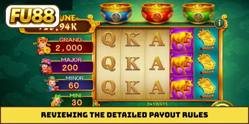 Reviewing the detailed payout rules