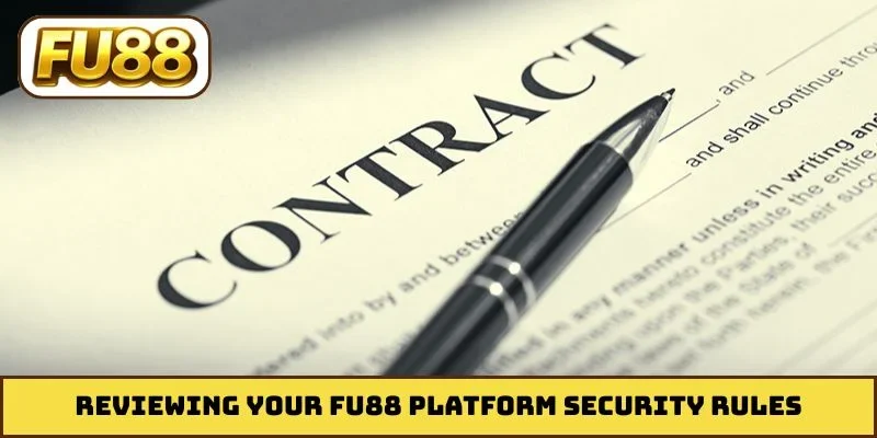 Reviewing your FU88 platform security rules