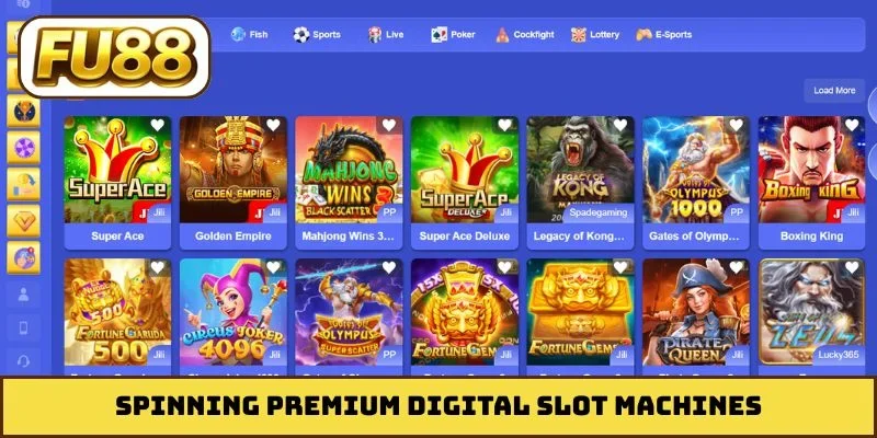 Spinning premium digital slot machines