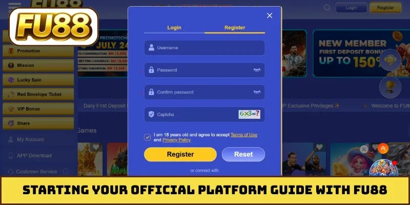 Starting your official platform guide with FU88