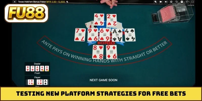 Testing new platform strategies for free bets