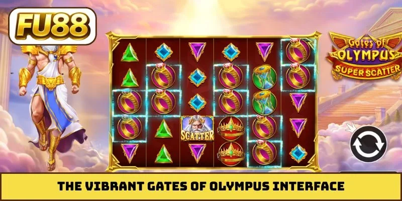 The vibrant Gates of Olympus interface